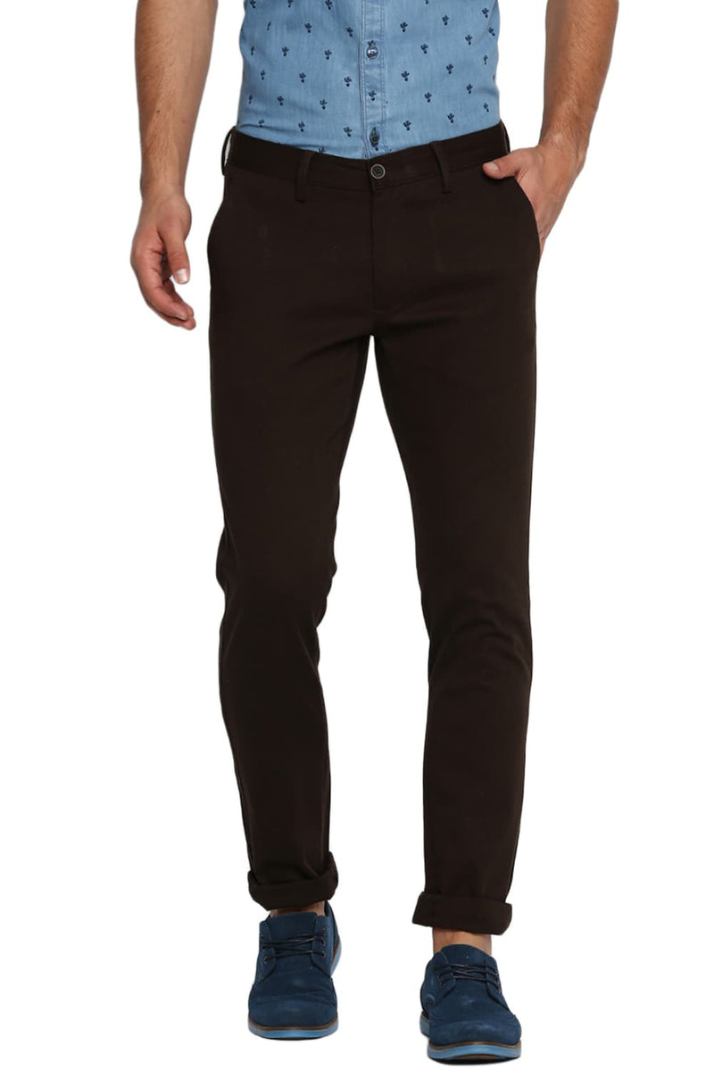 BASICS TAPERED FIT STRETCH TROUSER