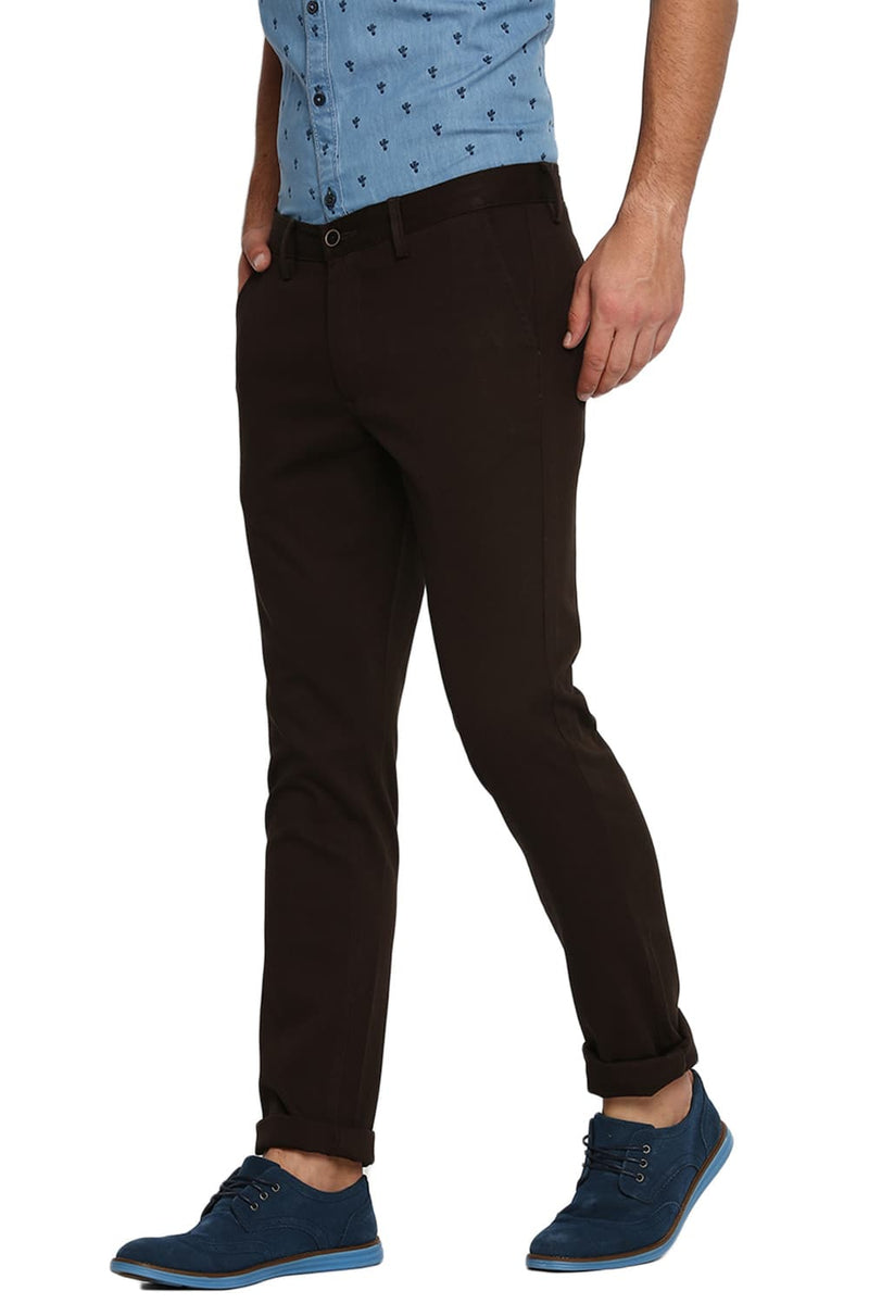 BASICS TAPERED FIT STRETCH TROUSER