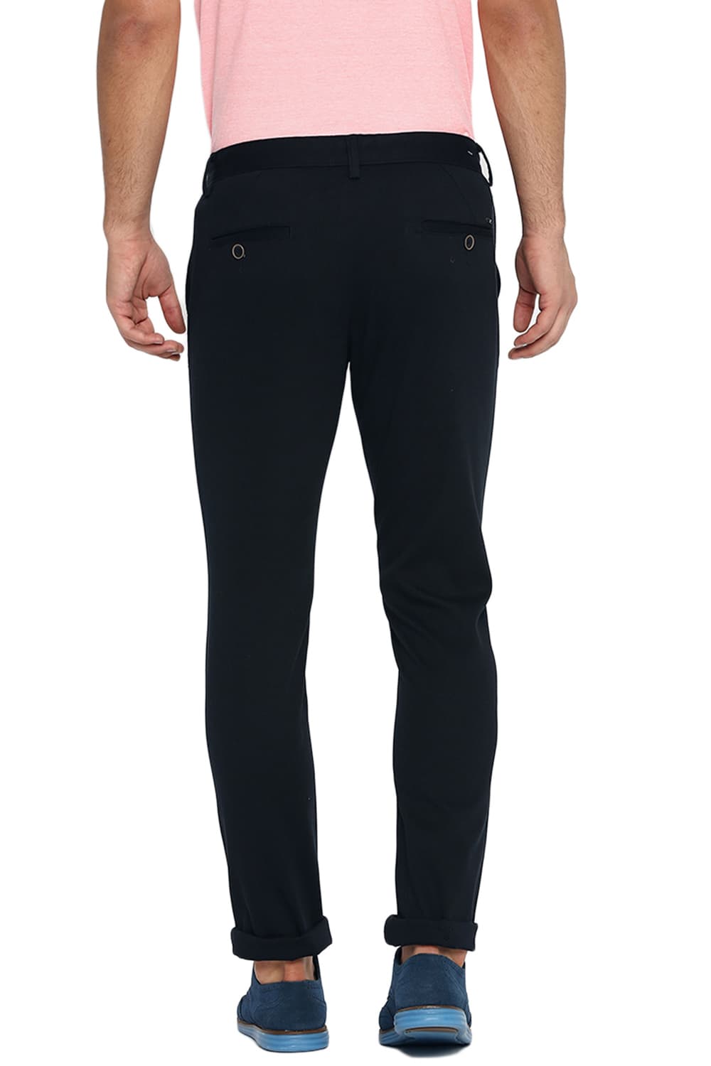 BASICS TAPERED FIT STRETCH TROUSER