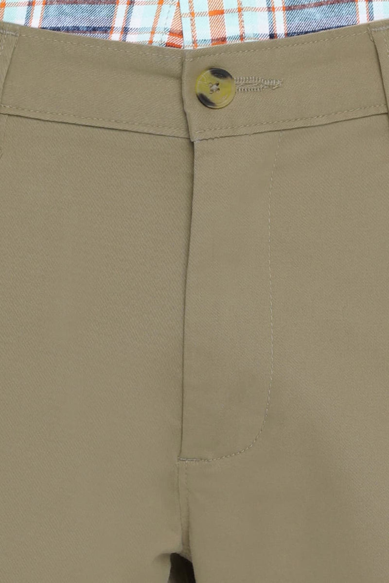 BASICS TAPERED FIT STRETCH TROUSER