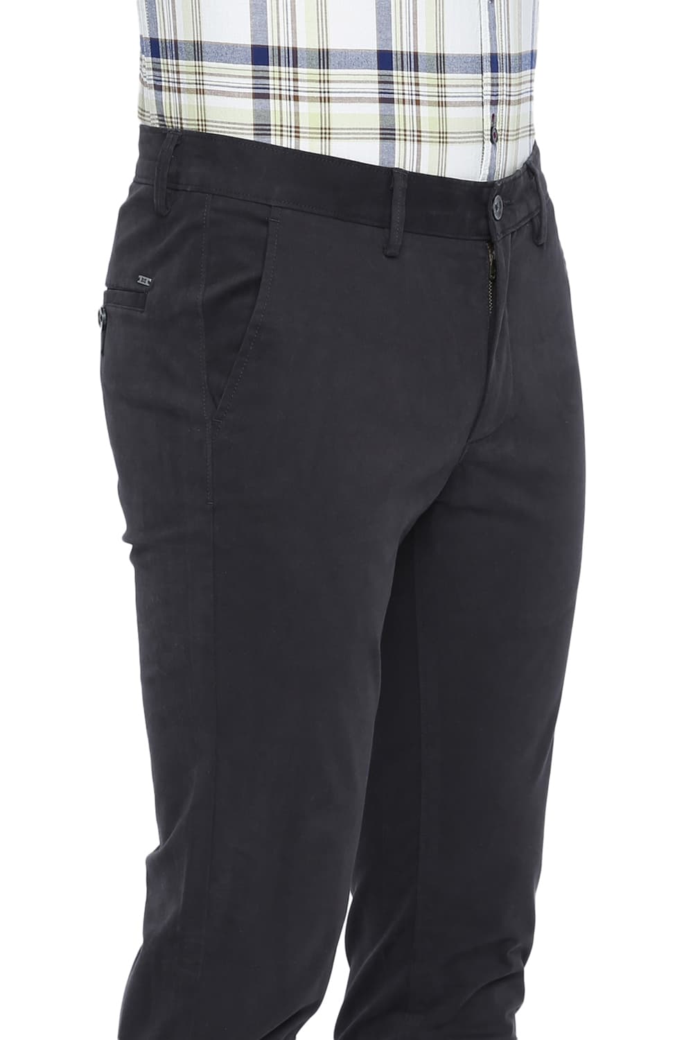 BASICS TAPERED FIT STRETCH TROUSER