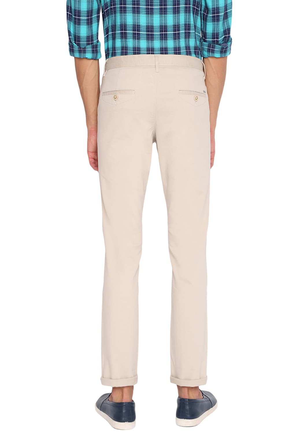 BASICS TAPERED FIT STRETCH TROUSER