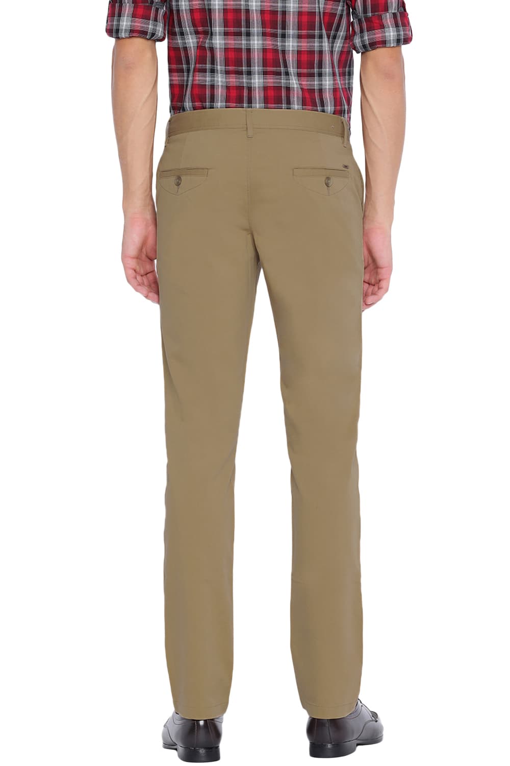 BASICS TAPERED FIT STRETCH TROUSER