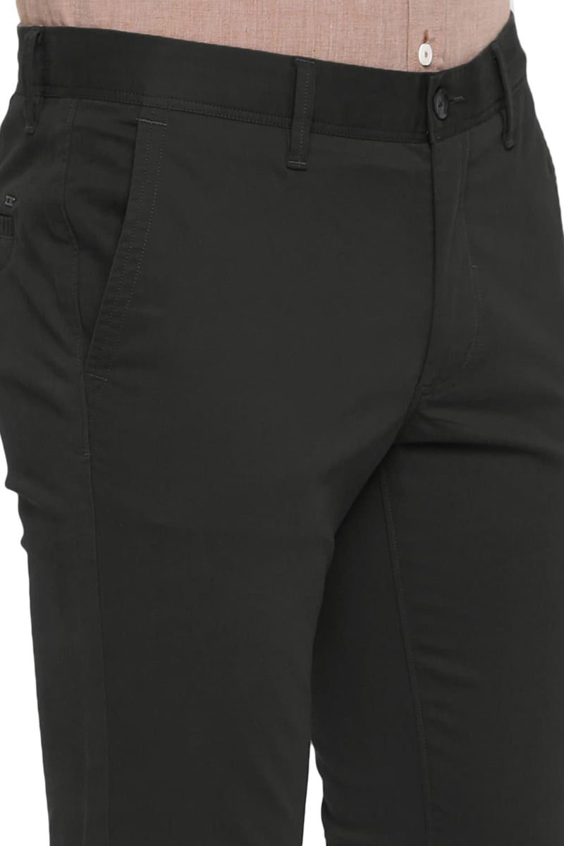 BASICS TAPERED FIT STRETCH TROUSER