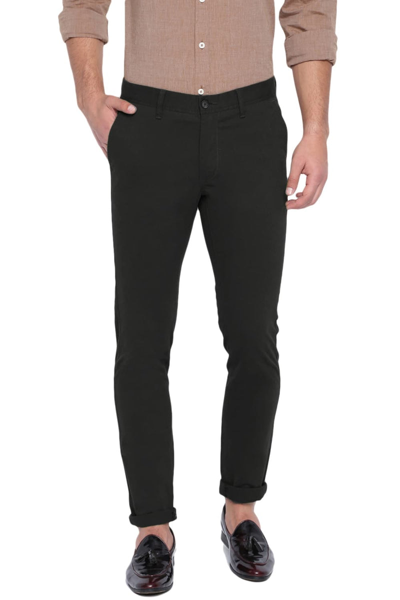 BASICS TAPERED FIT STRETCH TROUSER