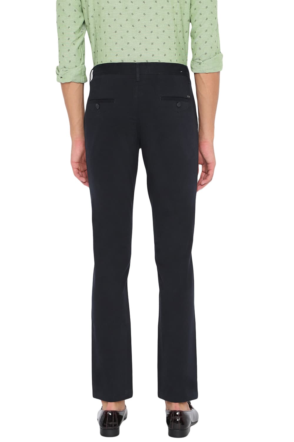 BASICS TAPERED FIT STRETCH TROUSER