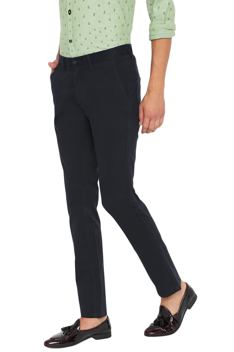 BASICS TAPERED FIT STRETCH TROUSER