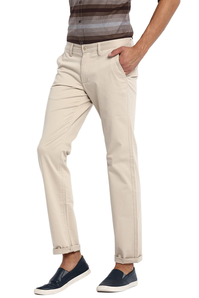 BASICS SLIM FIT STRETCH TROUSER