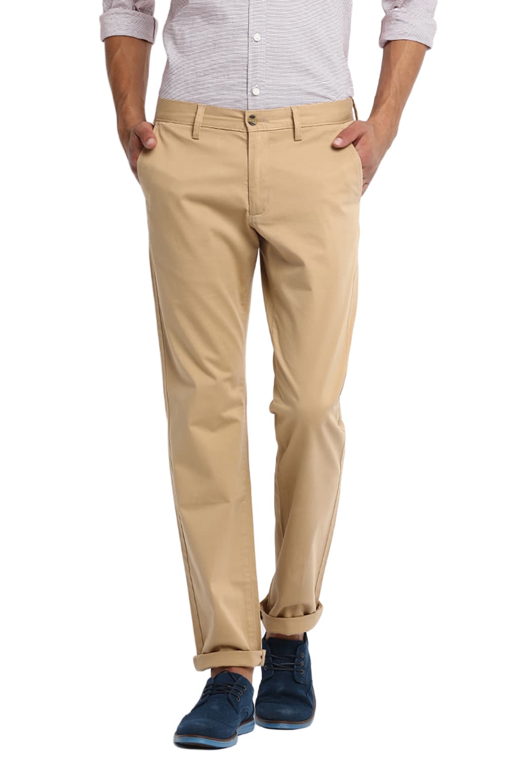 BASICS SLIM FIT STRETCH TROUSER