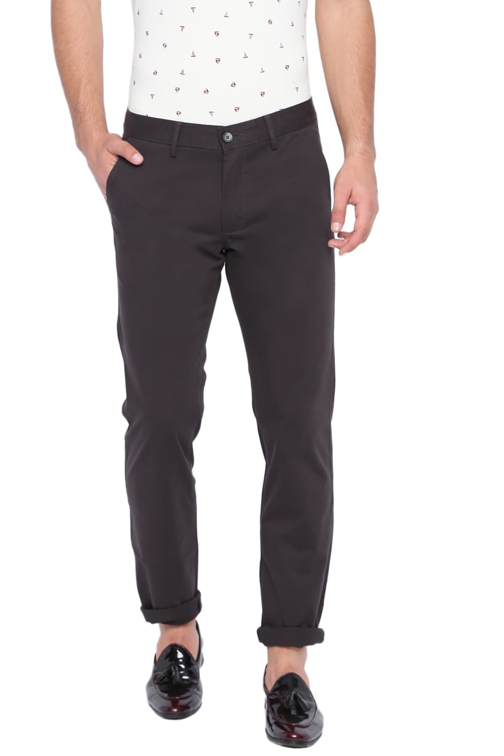 BASICS SLIM FIT STRETCH TROUSER