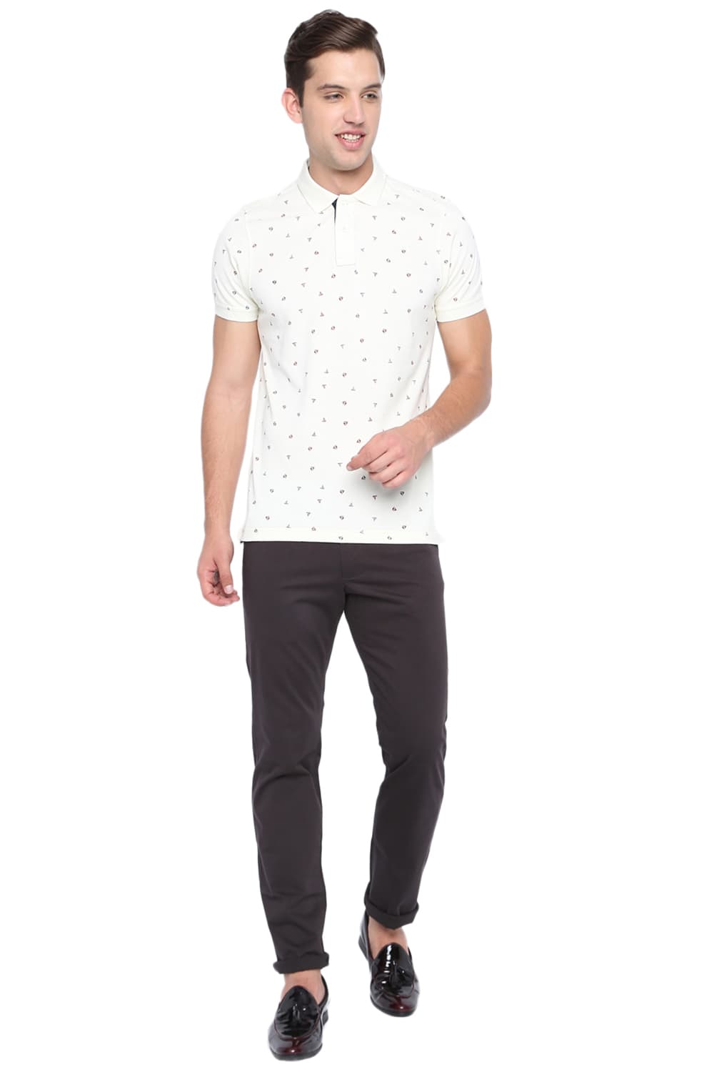 BASICS SLIM FIT STRETCH TROUSER