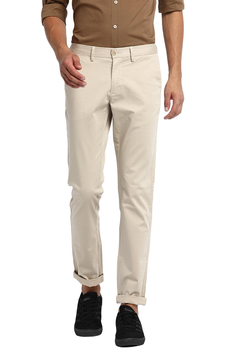 BASICS TAPERED FIT STRETCH TROUSER