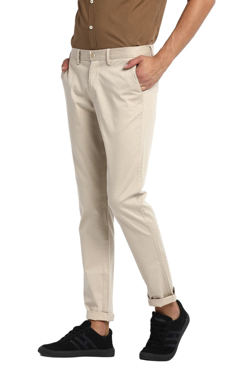 BASICS TAPERED FIT STRETCH TROUSER