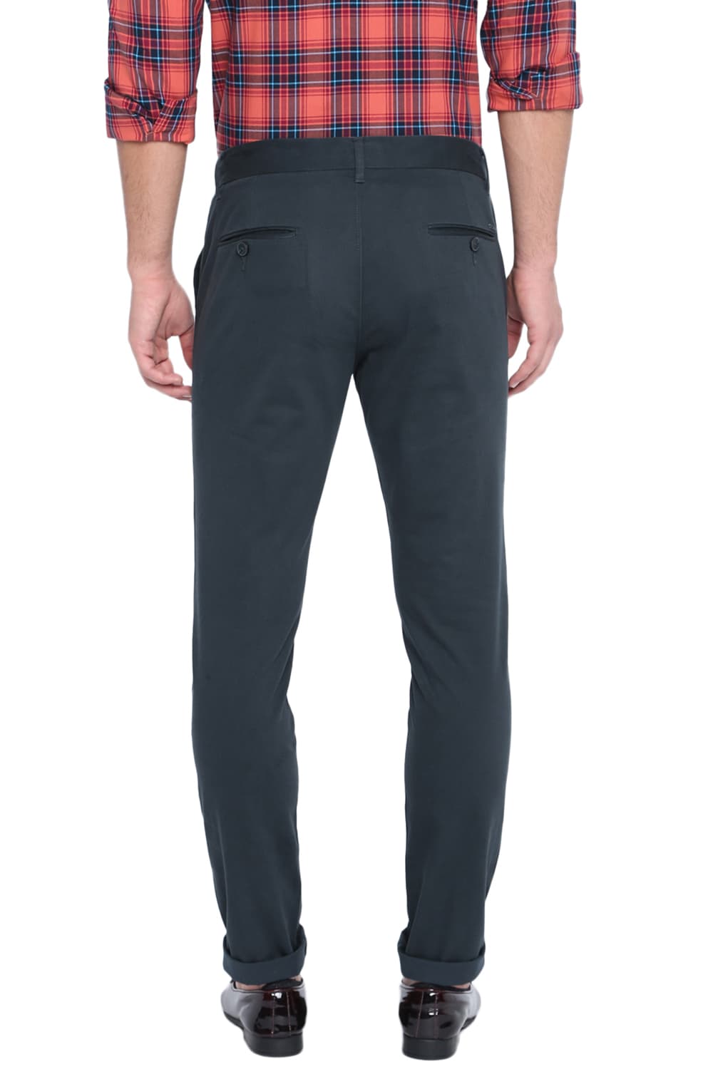 BASICS TAPERED FIT STRETCH TROUSER