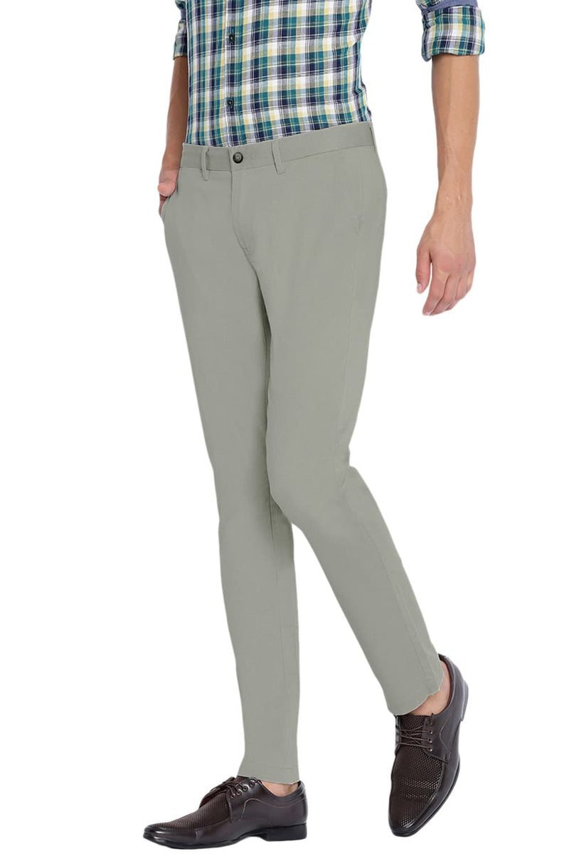 BASICS TAPERED FIT STRETCH TROUSER