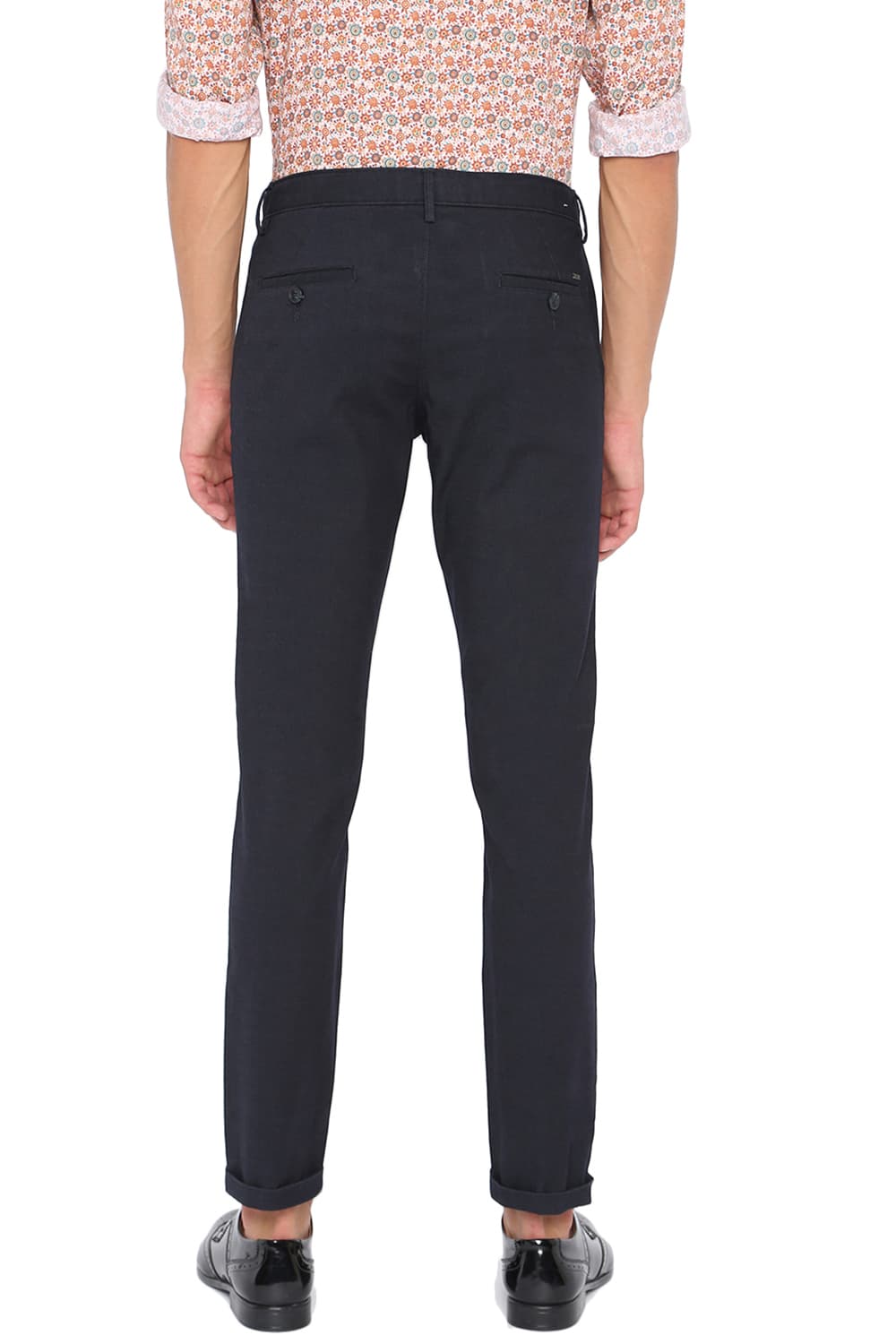 BASICS TAPERED FIT STRETCH TROUSER