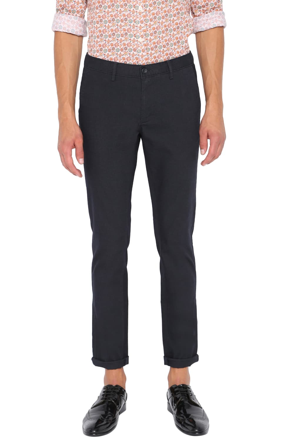 BASICS TAPERED FIT STRETCH TROUSER