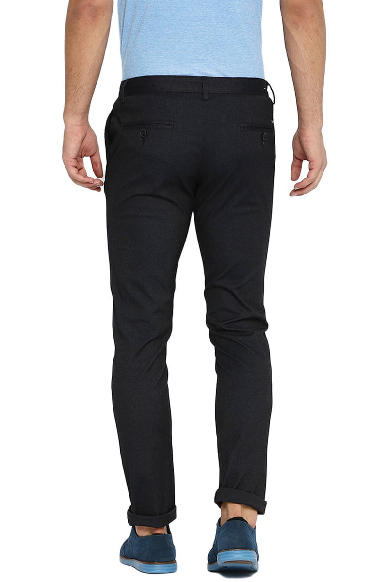 BASICS TAPERED FIT STRETCH TROUSER