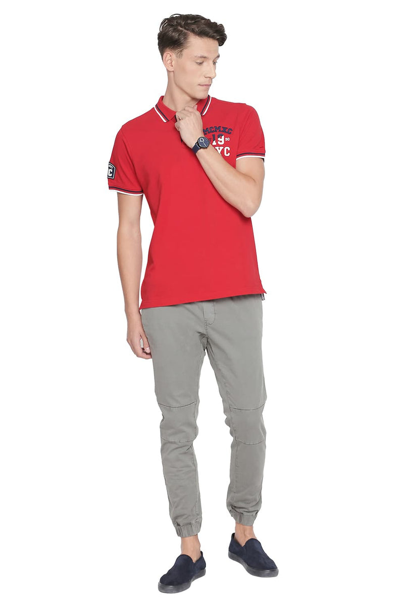 BASICS JOGGER FIT STRETCH TROUSER