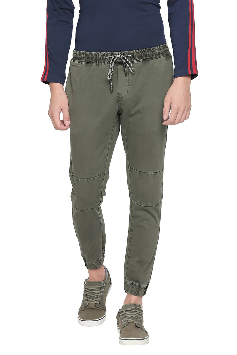 BASICS JOGGER FIT STRETCH TROUSER