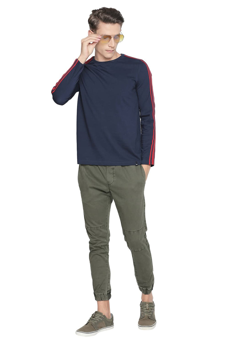 BASICS JOGGER FIT STRETCH TROUSER