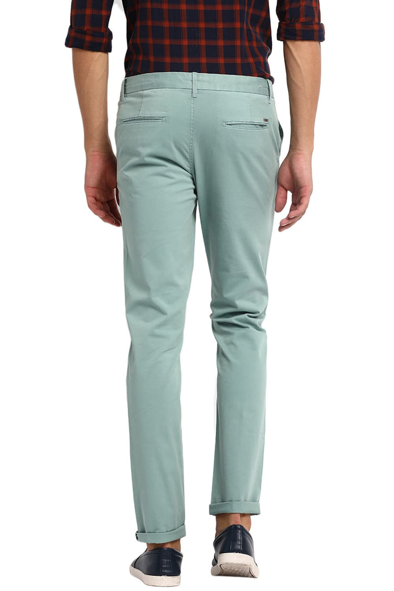 BASICS TAPERED FIT STRETCH TROUSER