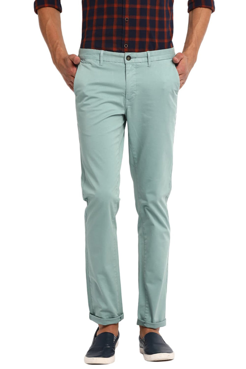 BASICS TAPERED FIT STRETCH TROUSER