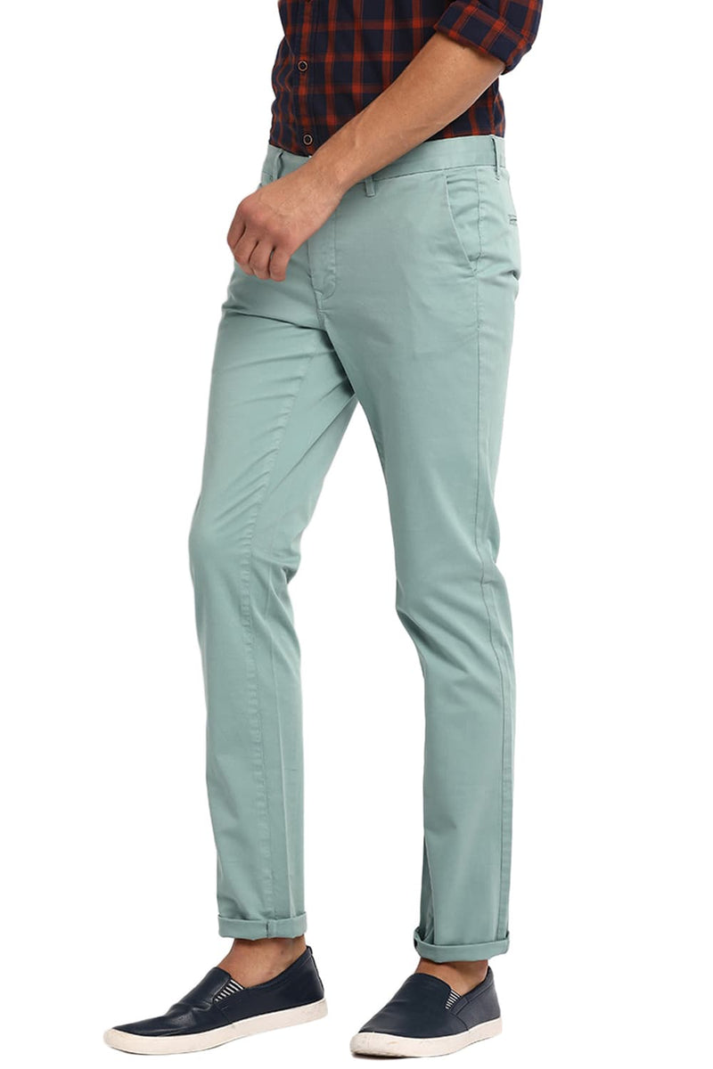 BASICS TAPERED FIT STRETCH TROUSER