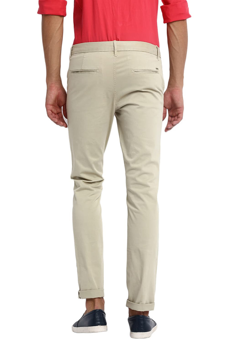 BASICS TAPERED FIT STRETCH TROUSER