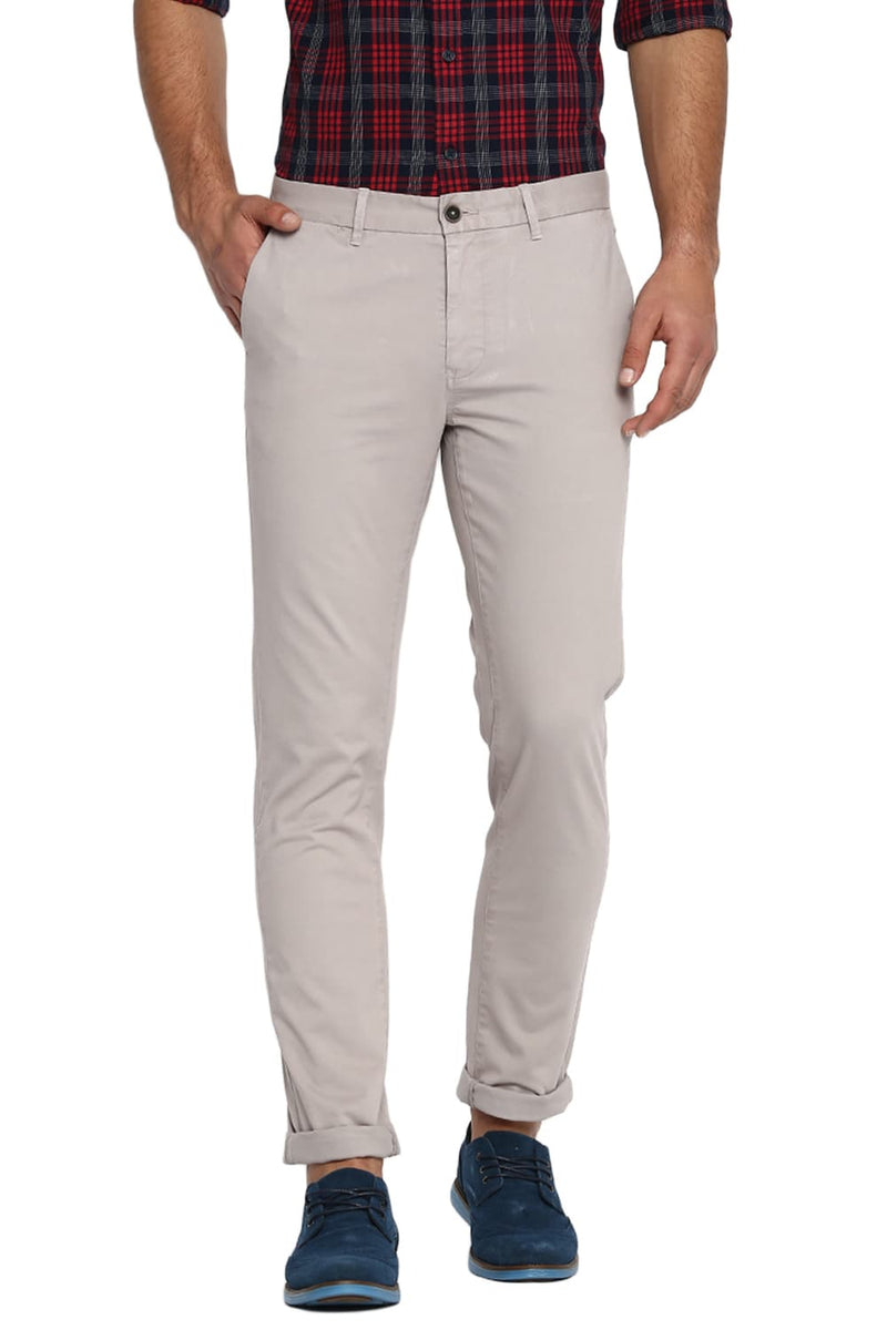 BASICS TAPERED FIT STRETCH TROUSER