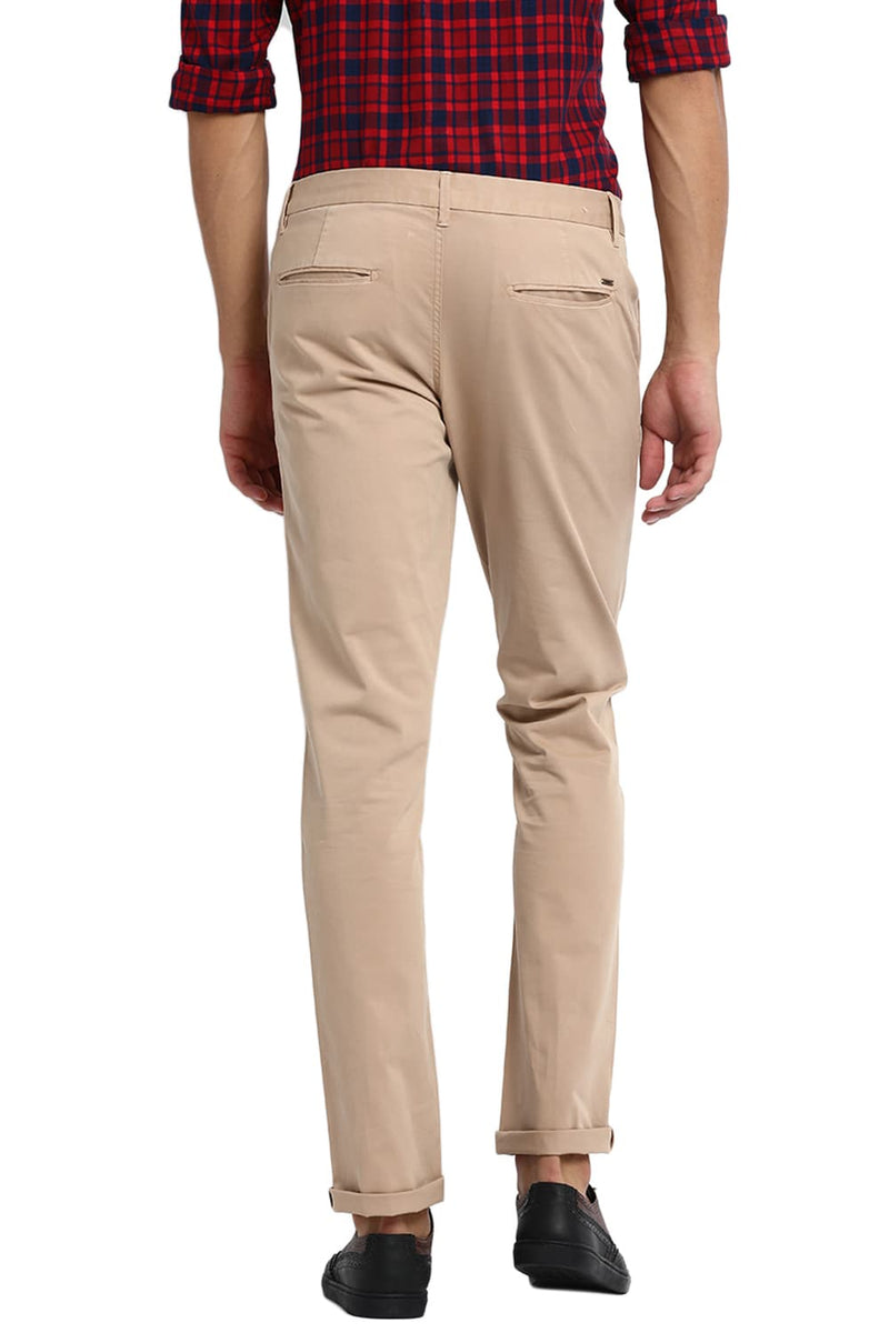 BASICS TAPERED FIT STRETCH TROUSER