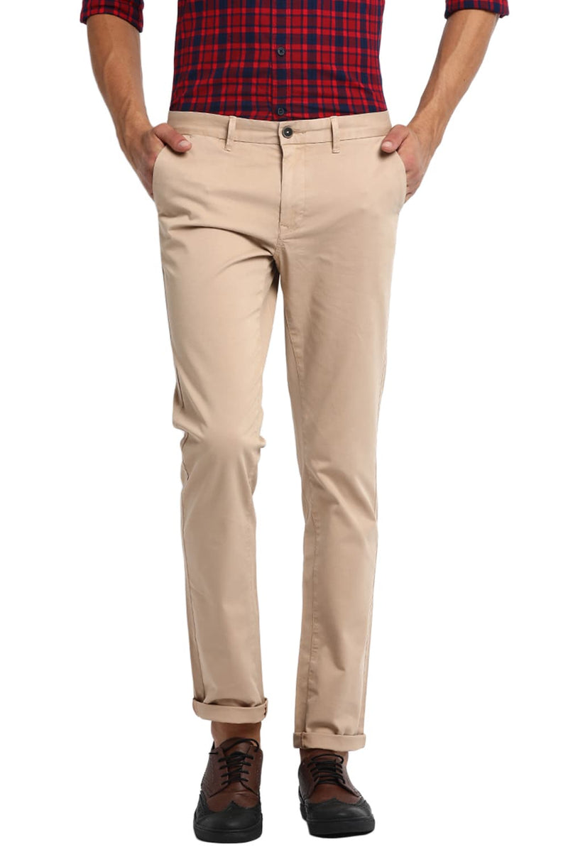 BASICS TAPERED FIT STRETCH TROUSER