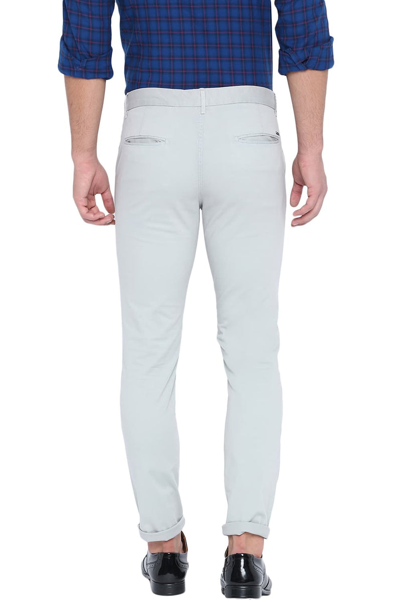 BASICS TAPERED FIT STRETCH TROUSER