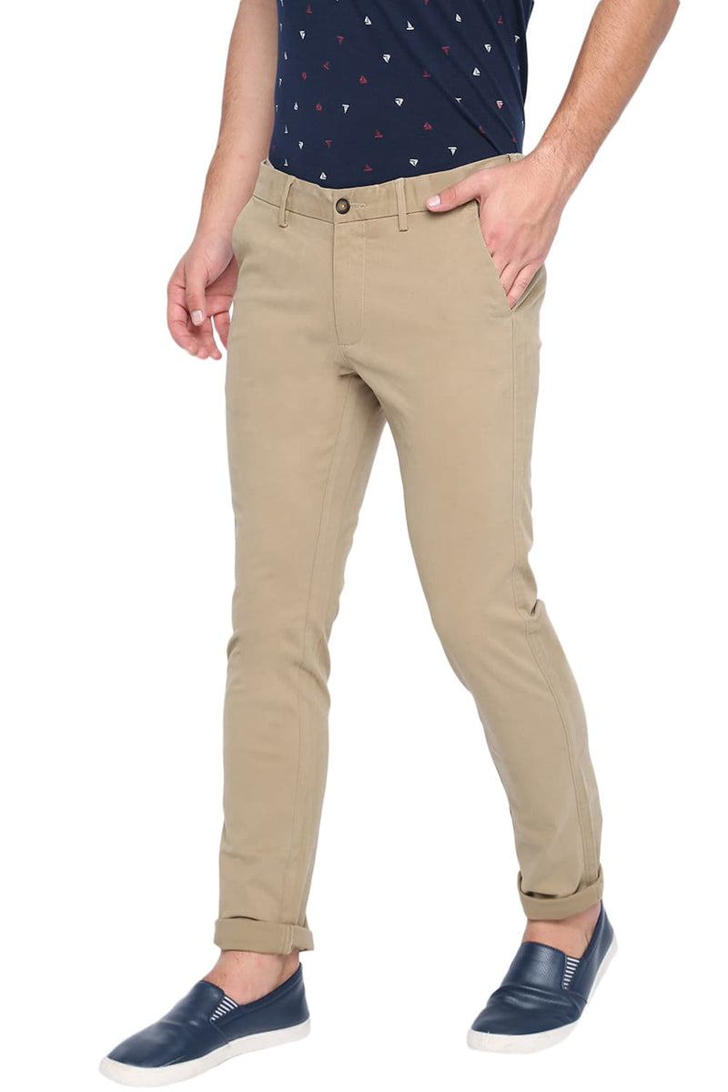 BASICS TAPERED FIT FAG STRETCH TROUSER