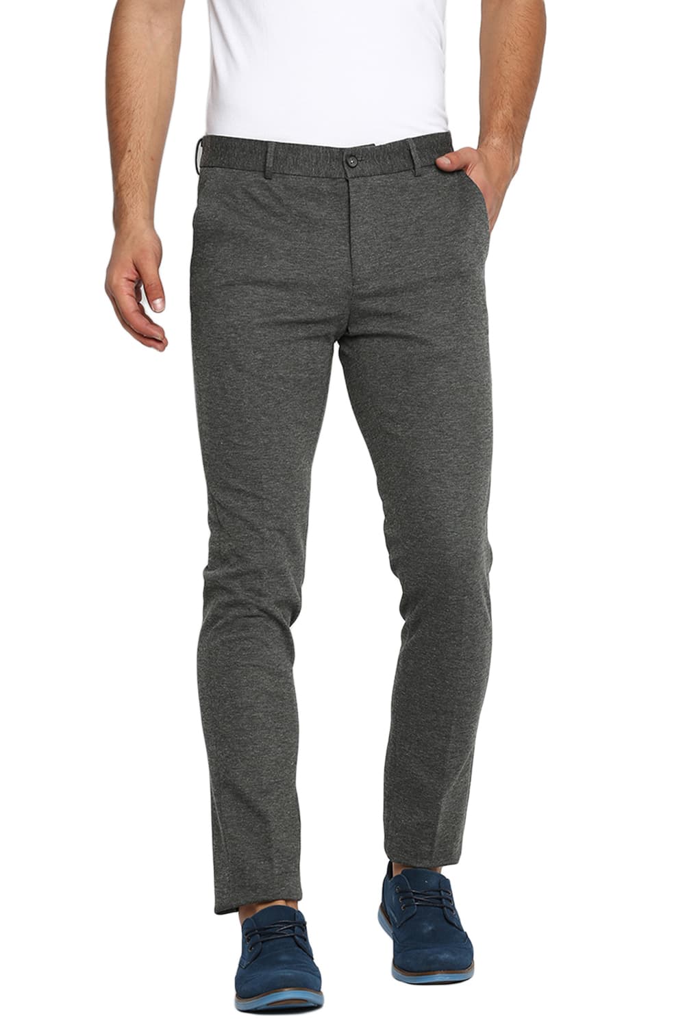 BASICS TAPERED FIT KNITTED TROUSER