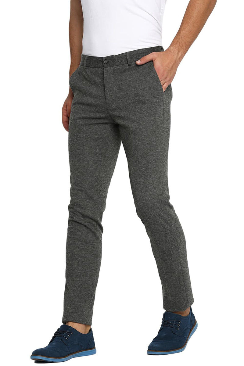 BASICS TAPERED FIT KNITTED TROUSER