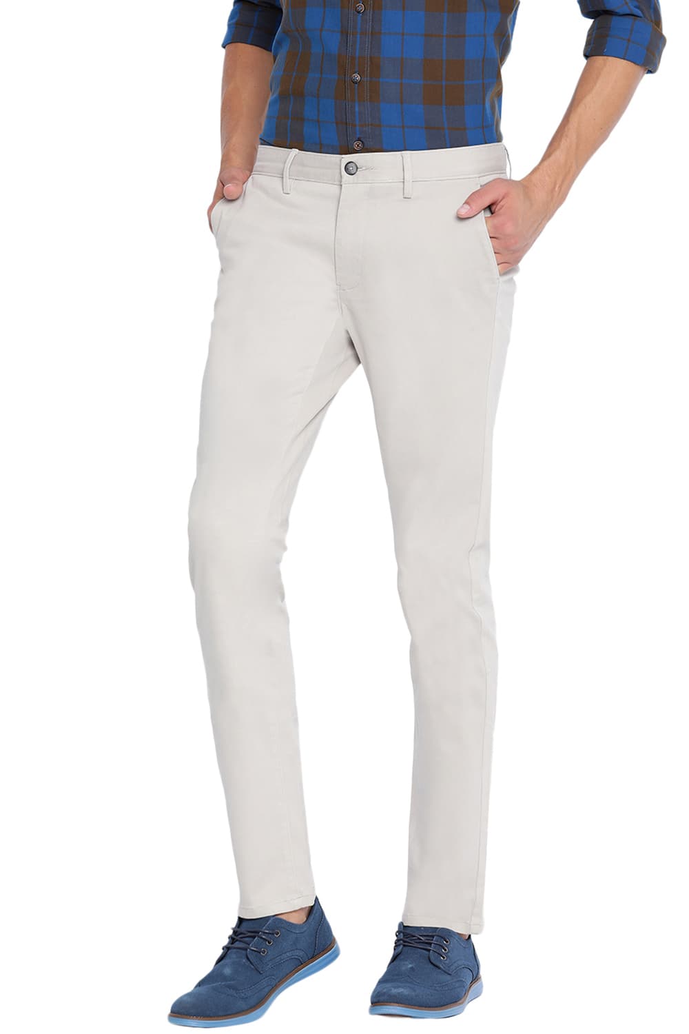 BASICS SKINNY FIT STRETCH TROUSER