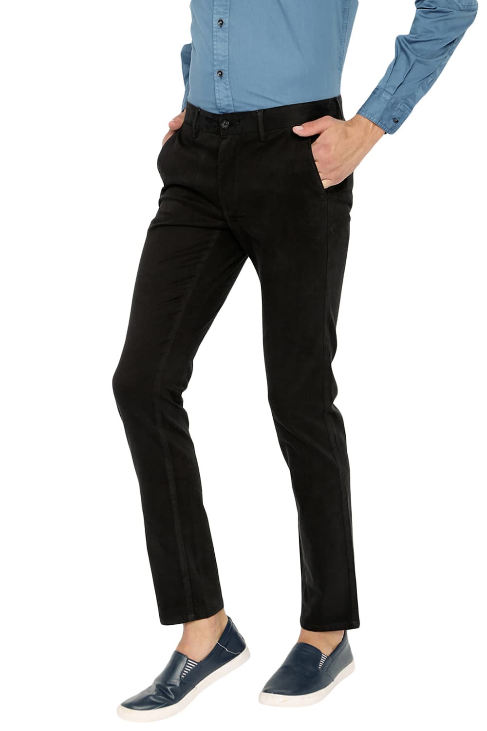 BASICS SKINNY FIT STRETCH TROUSER