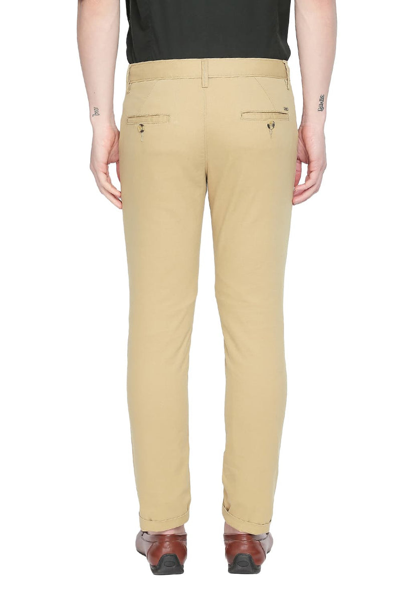 BASICS TAPERED FIT STRETCH TROUSER