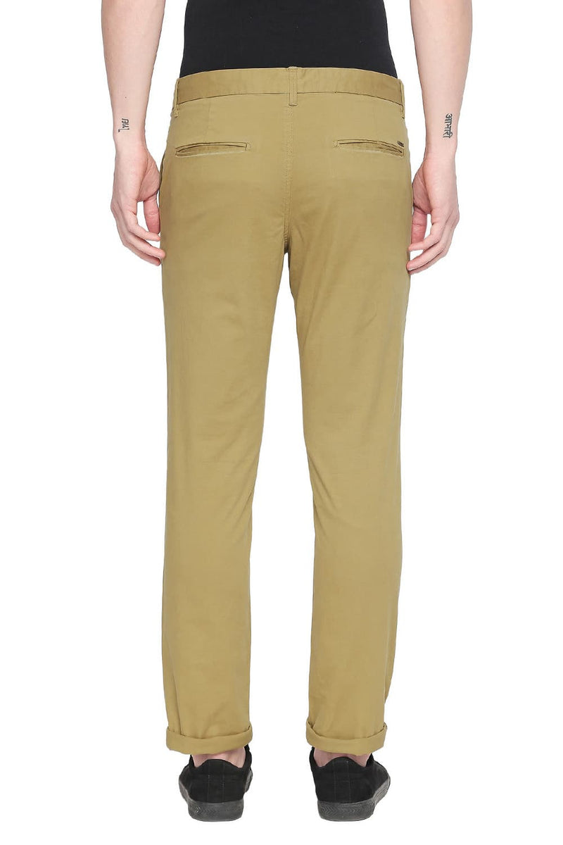 BASICS TAPERED FIT STRETCH TROUSER