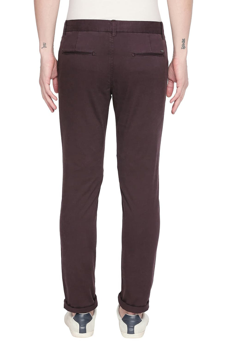 BASICS TAPERED FIT STRETCH TROUSER