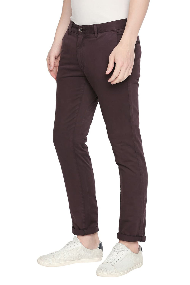 BASICS TAPERED FIT STRETCH TROUSER