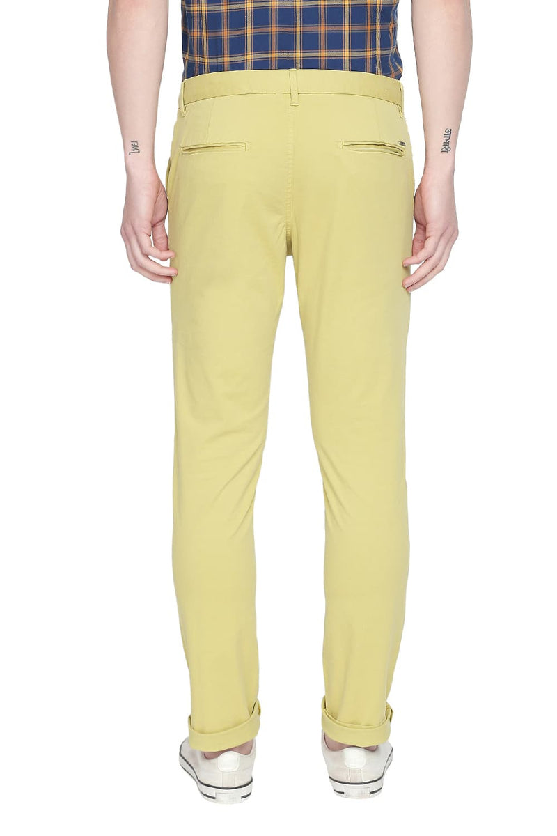 BASICS TAPERED FIT STRETCH TROUSER