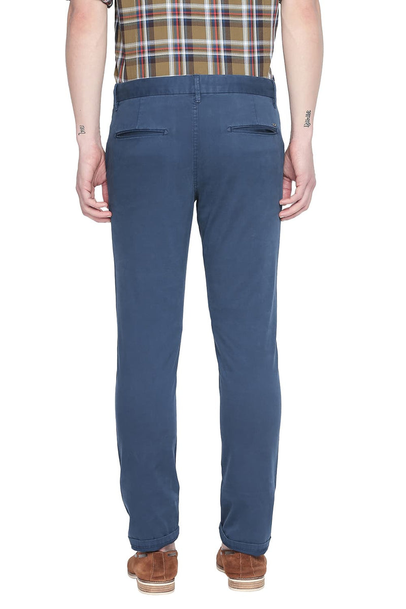 BASICS TAPERED FIT STRETCH TROUSER