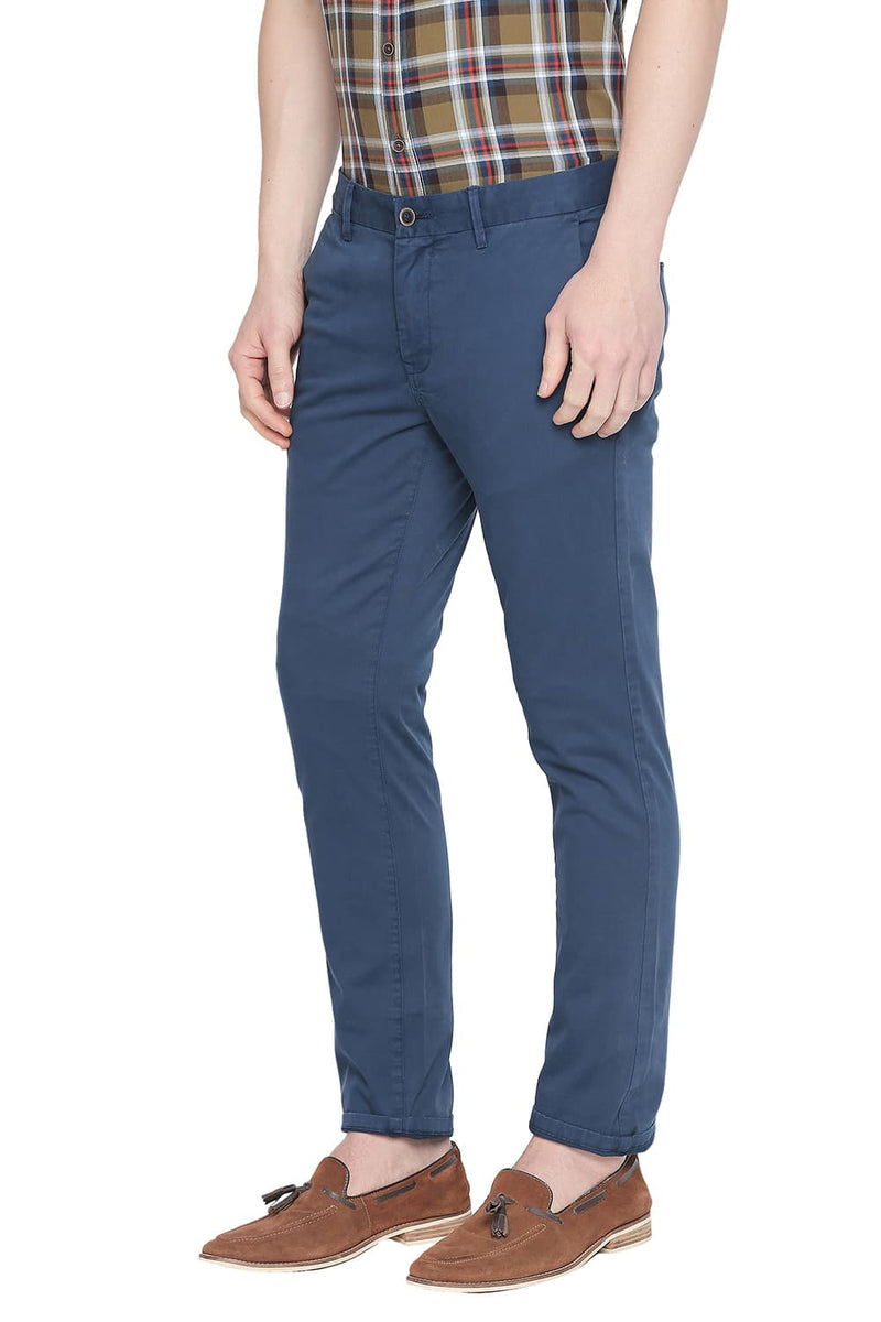 BASICS TAPERED FIT STRETCH TROUSER