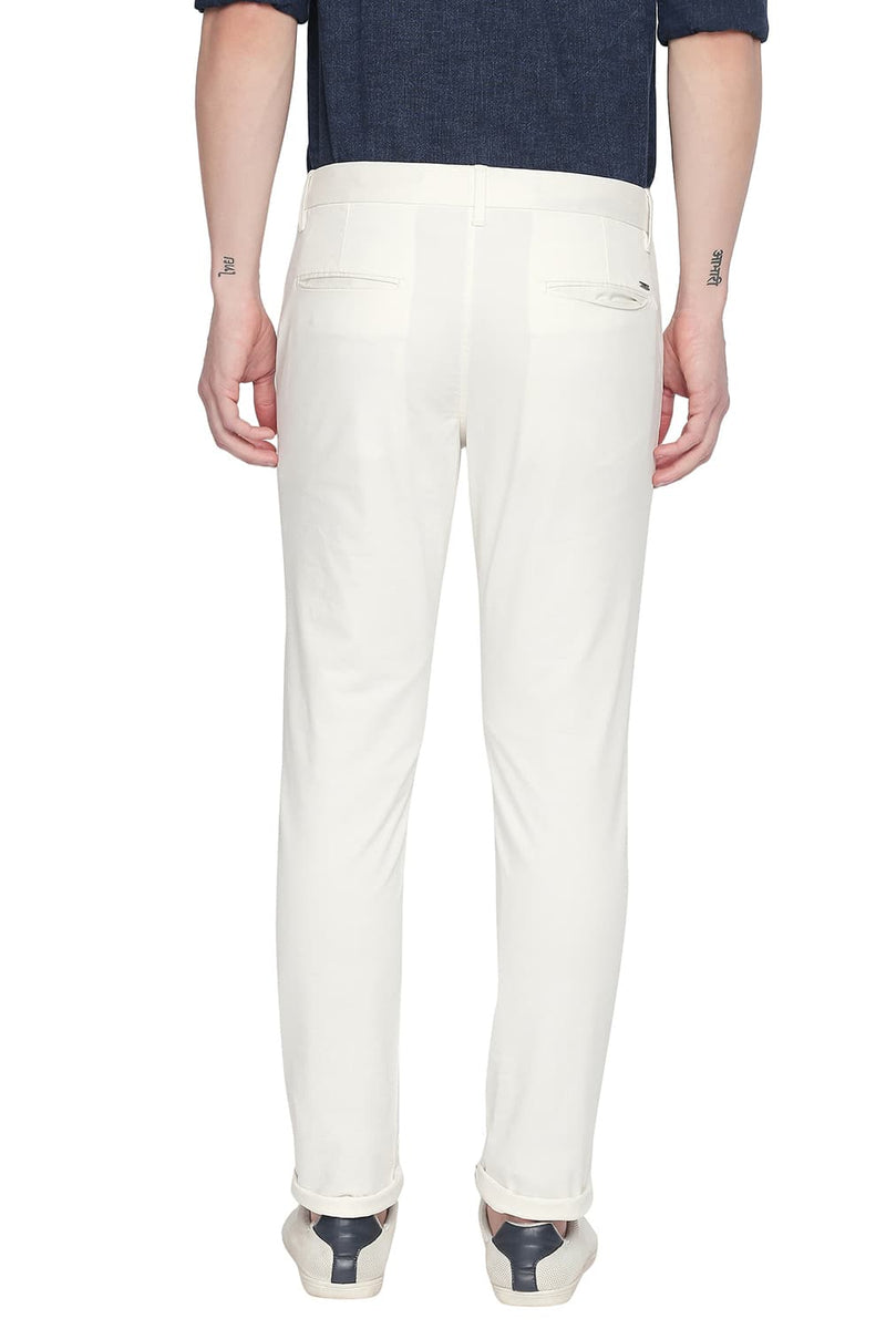 BASICS TAPERED FIT STRETCH TROUSER