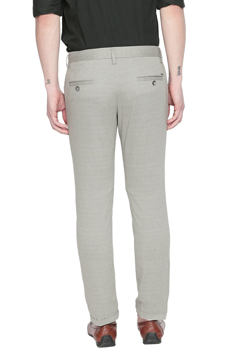 BASICS TAPERED FIT STRETCH TROUSER