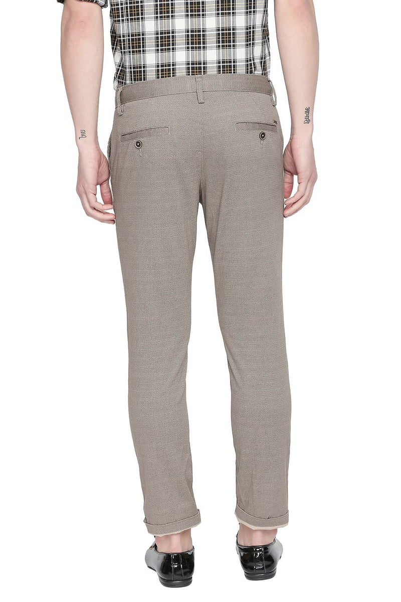 BASICS TAPERED FIT STRETCH TROUSER