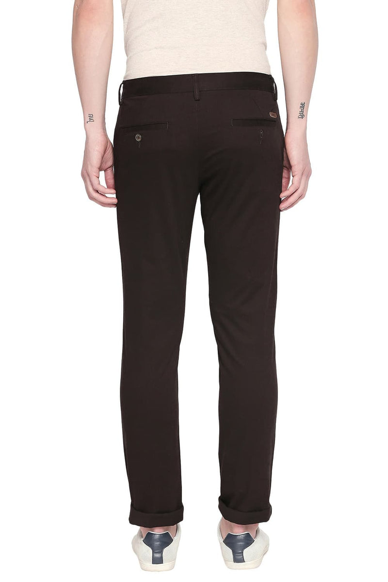 BASICS TAPERED FIT STRETCH TROUSER