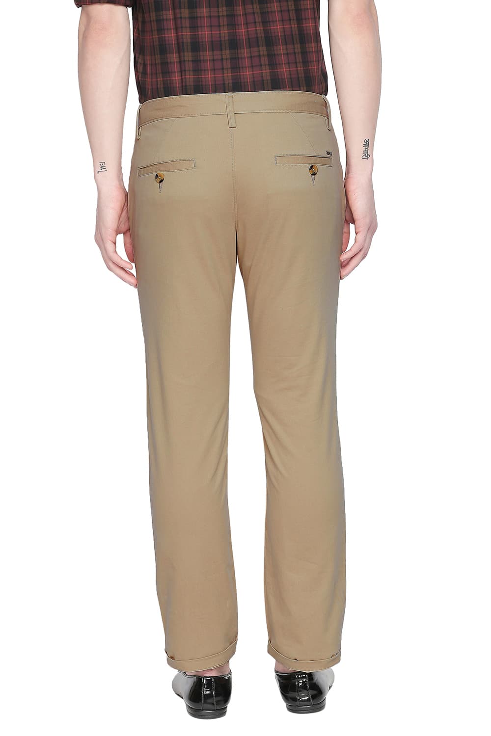 BASICS SLIM FIT STRETCH TROUSER